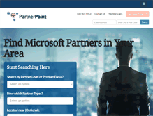 Tablet Screenshot of partnerpoint.com
